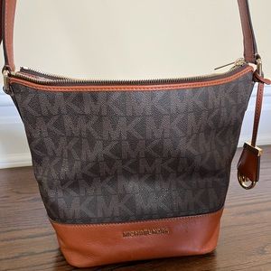 Michael Kors monogram crossbody bag